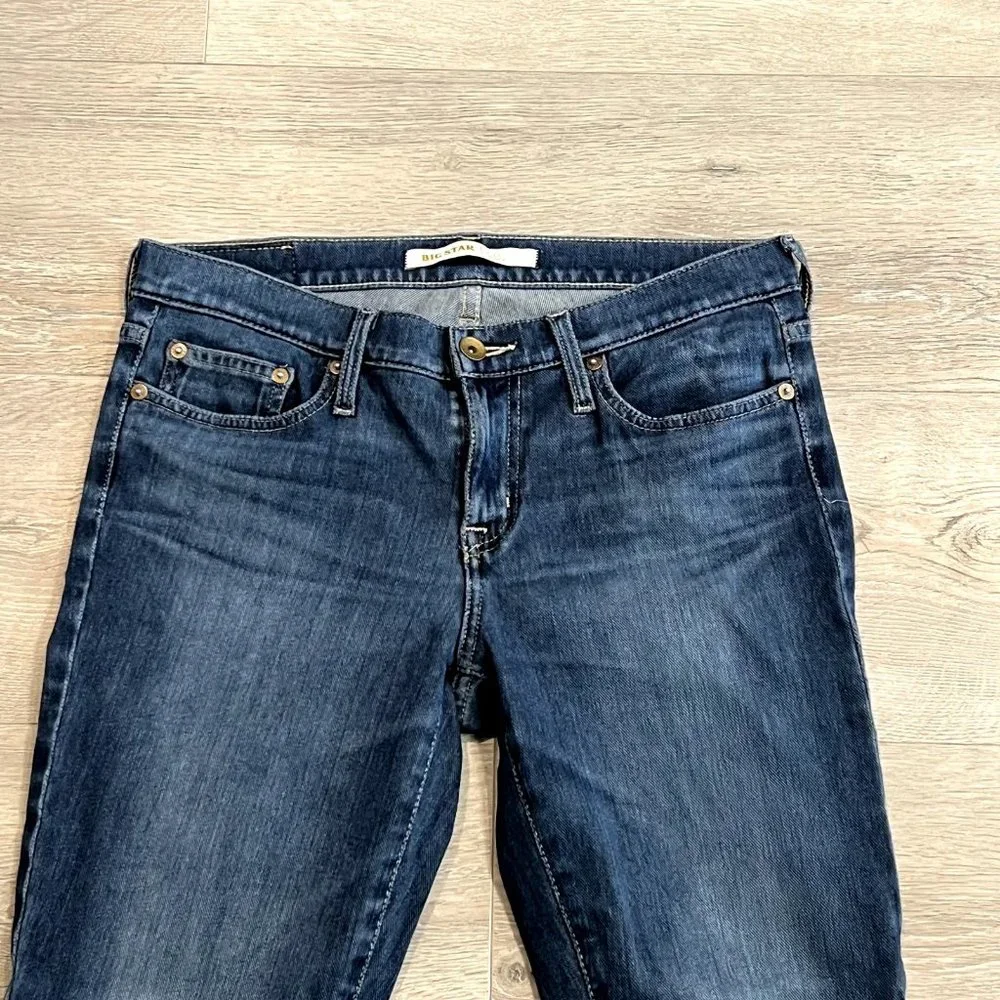 Big Star Jeans‎ Womens 29 Blue Alex Mid Rise Skinny Denim Stretch Comfort 33x31